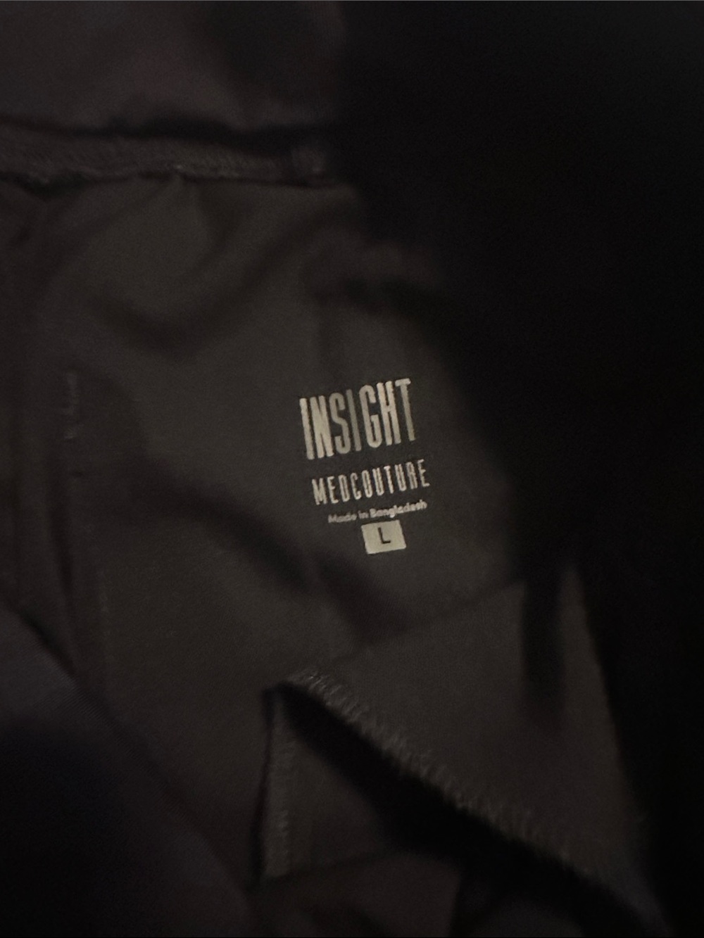 Med Couture Black Elastic Waist Drawstring Pants - Picture 3 of 4